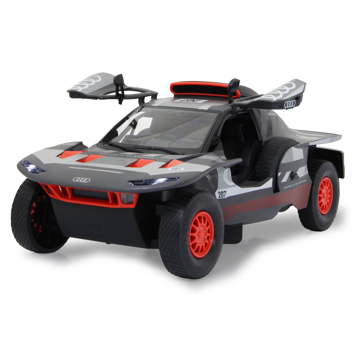 JAMARA AUDI RS Q e-tron E2 1:14 grey 2,4GHz Manual door Drift function