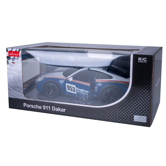 JAMARA Porsche 911 Dakar Performance 1:14 blue 2,4GHz door manual