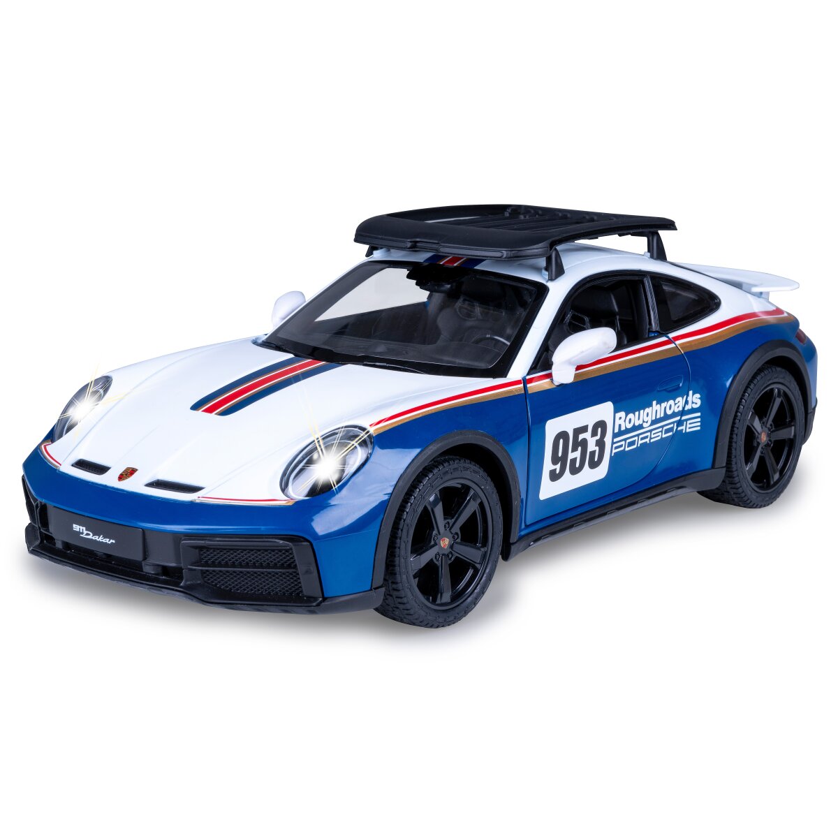 JAMARA Porsche 911 Dakar Performance 1:14 blue 2,4GHz door manual