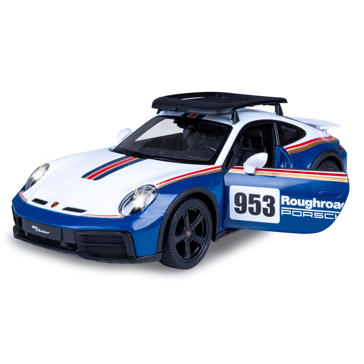 JAMARA Porsche 911 Dakar Performance 1:14 blue 2,4GHz door manual