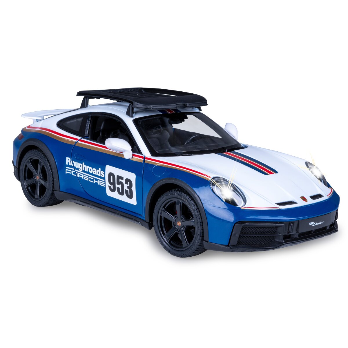JAMARA Porsche 911 Dakar Performance 1:14 blue 2,4GHz door manual