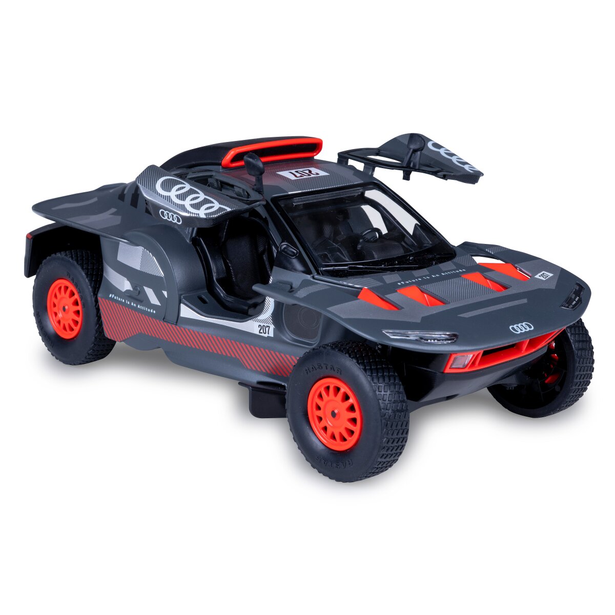 JAMARA AUDI RS Q e-tron Diecast 1:24 grey door manual