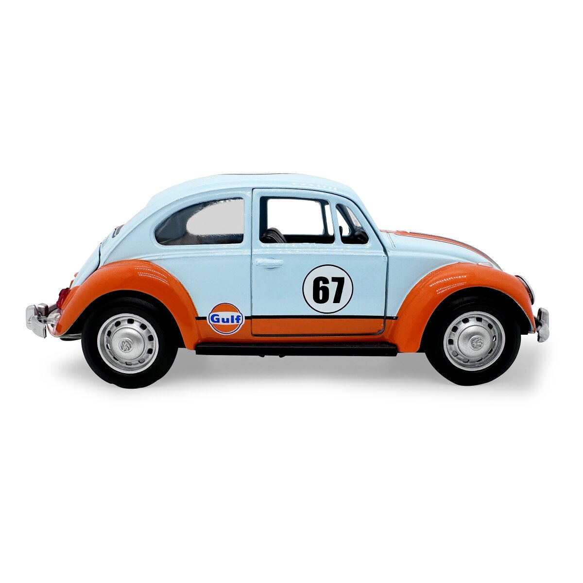 JAMARA Volkwagen Classical Beetle 1967 Diecast 1:28 light blue incl. Button cells