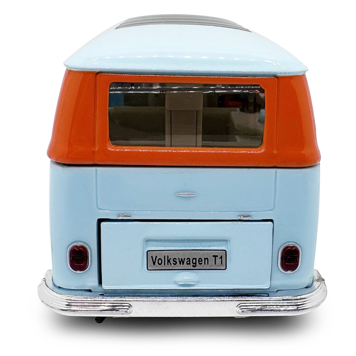 JAMARA Volkwagen T1 Diecast 1:30 light blue incl. Button cells