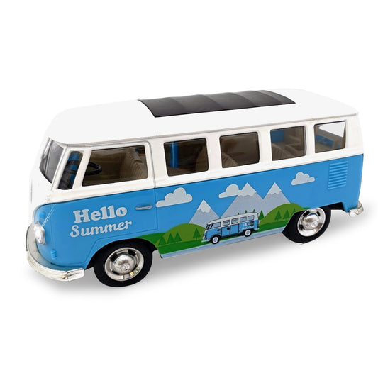 JAMARA Volkswagen T1 Diecast 1:30 blue incl. Button cells