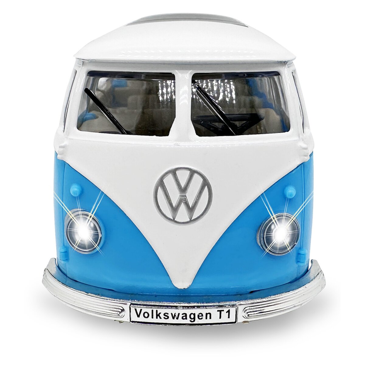 JAMARA Volkswagen T1 Diecast 1:30 blue incl. Button cells
