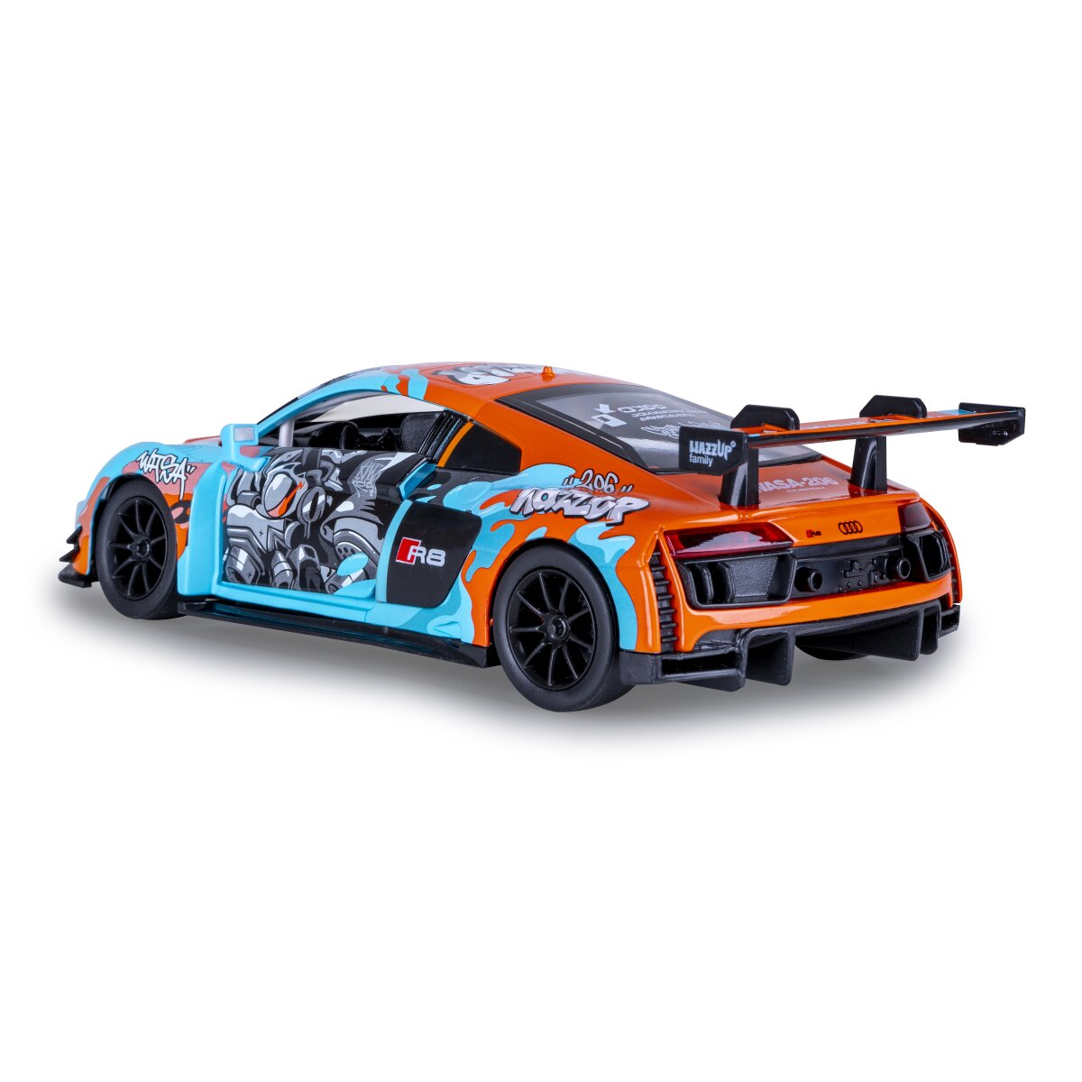 JAMARA Audi R8 LMS Diecast 1:24 blue incl. Button cells