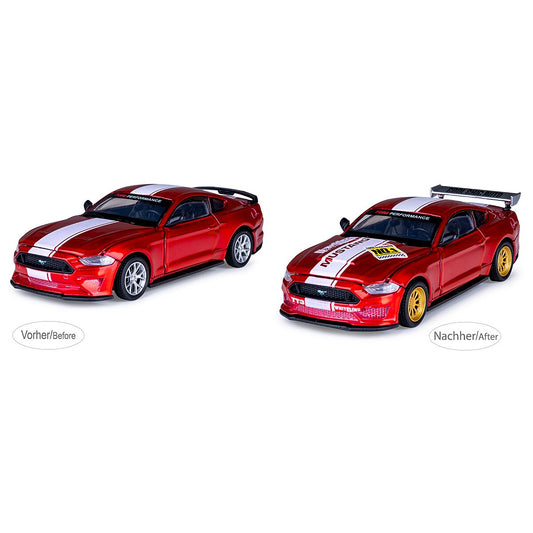 JAMARA Ford Mustang GT Diecast 1:42 red 2in1
