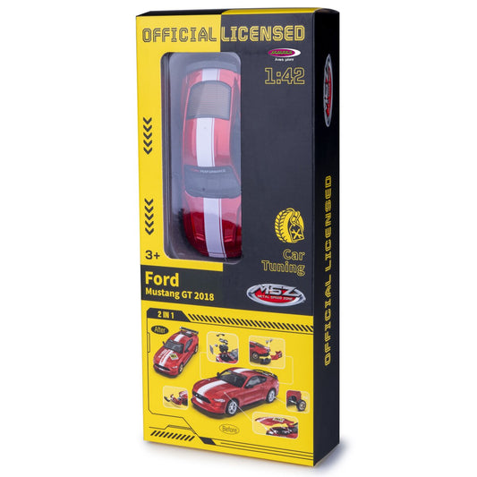 JAMARA Ford Mustang GT Diecast 1:42 red 2in1