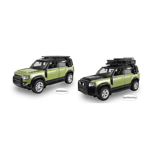 JAMARA Land Rover Defender 110 Diecast 1:43 green 2in1