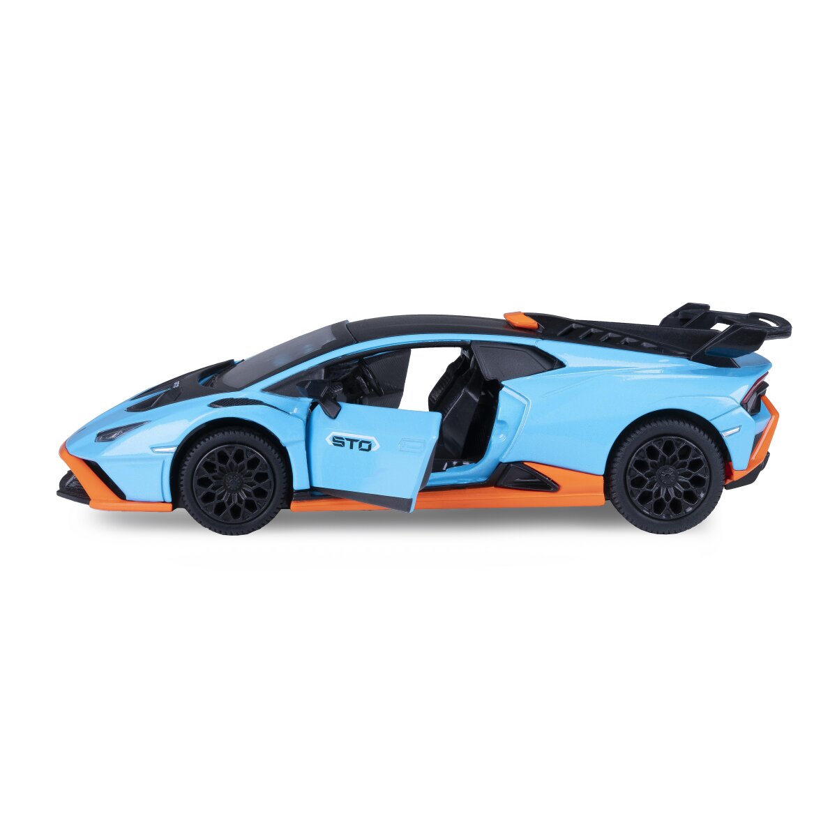 JAMARA Lamborghini Huracán STO Diecast 1:32 blue incl. Button cells