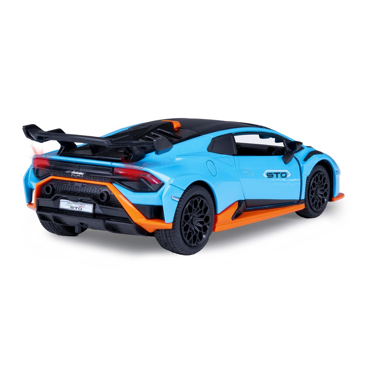 JAMARA Lamborghini Huracán STO Diecast 1:32 blue incl. Button cells