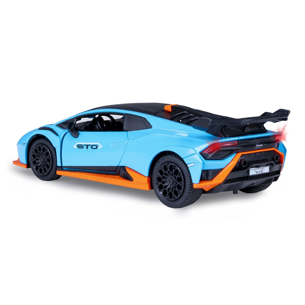 JAMARA Lamborghini Huracán STO Diecast 1:32 blue incl. Button cells