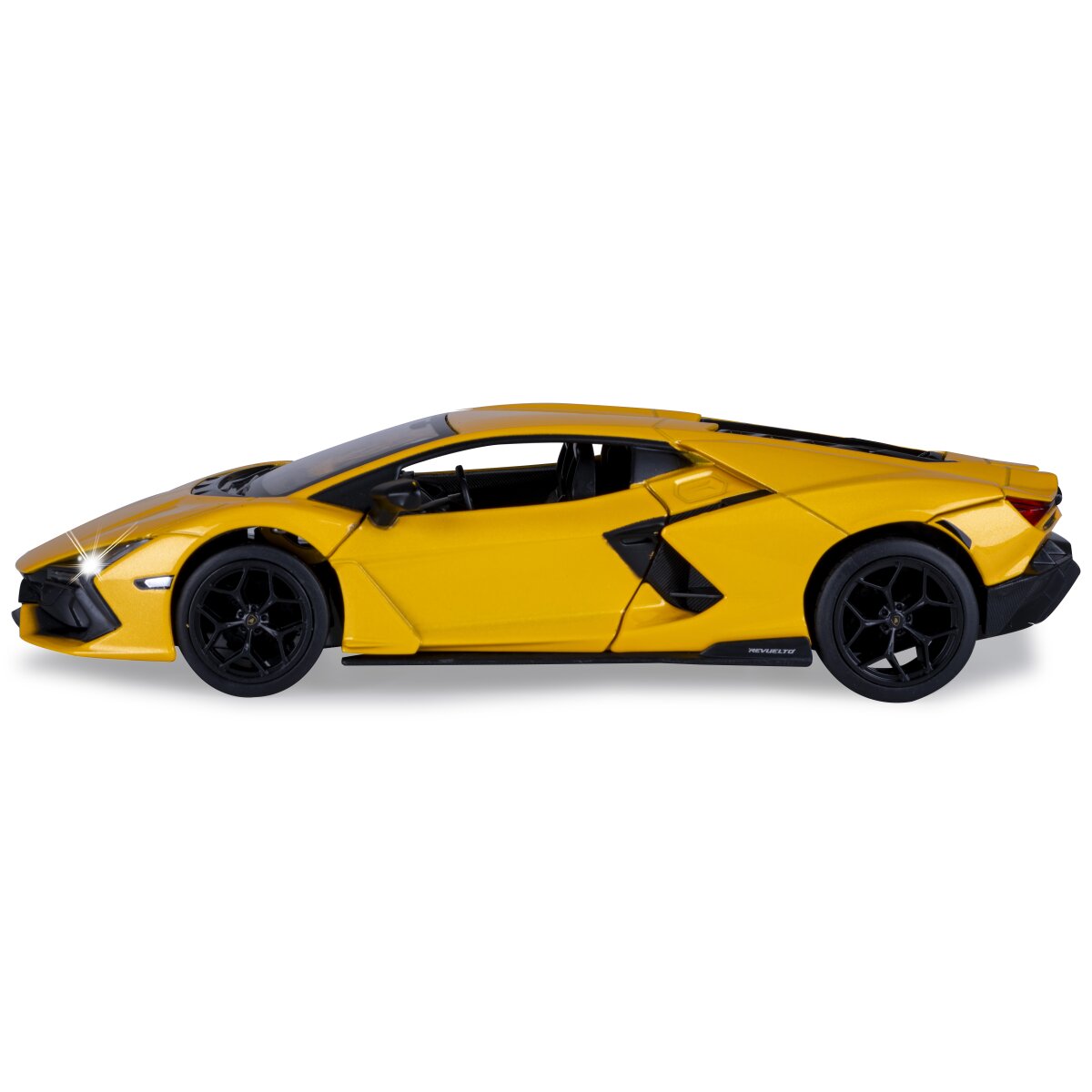 JAMARA Lamborghini Revuelto Diecast 1:24 yellow incl. Button cells