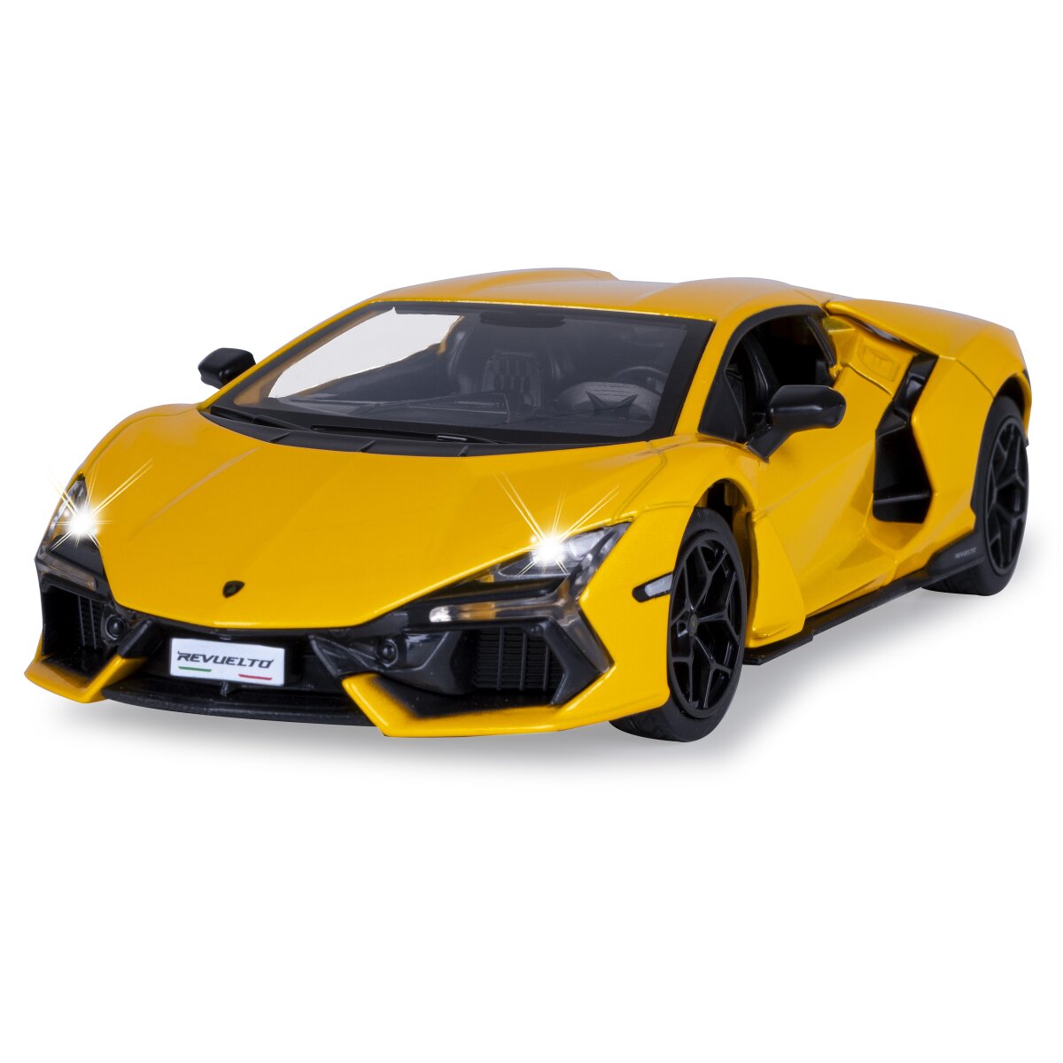 JAMARA Lamborghini Revuelto Diecast 1:24 yellow incl. Button cells