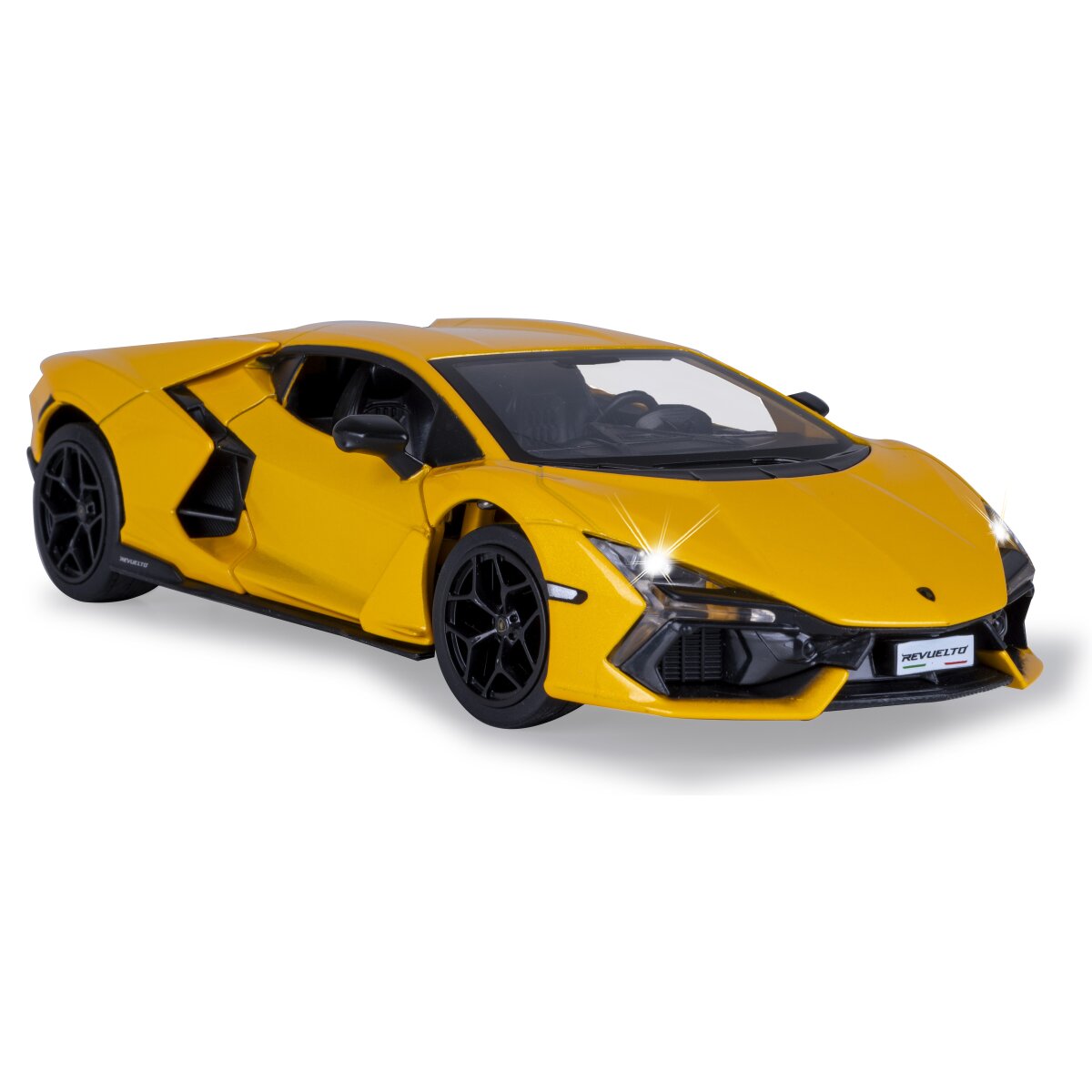 JAMARA Lamborghini Revuelto Diecast 1:24 yellow incl. Button cells