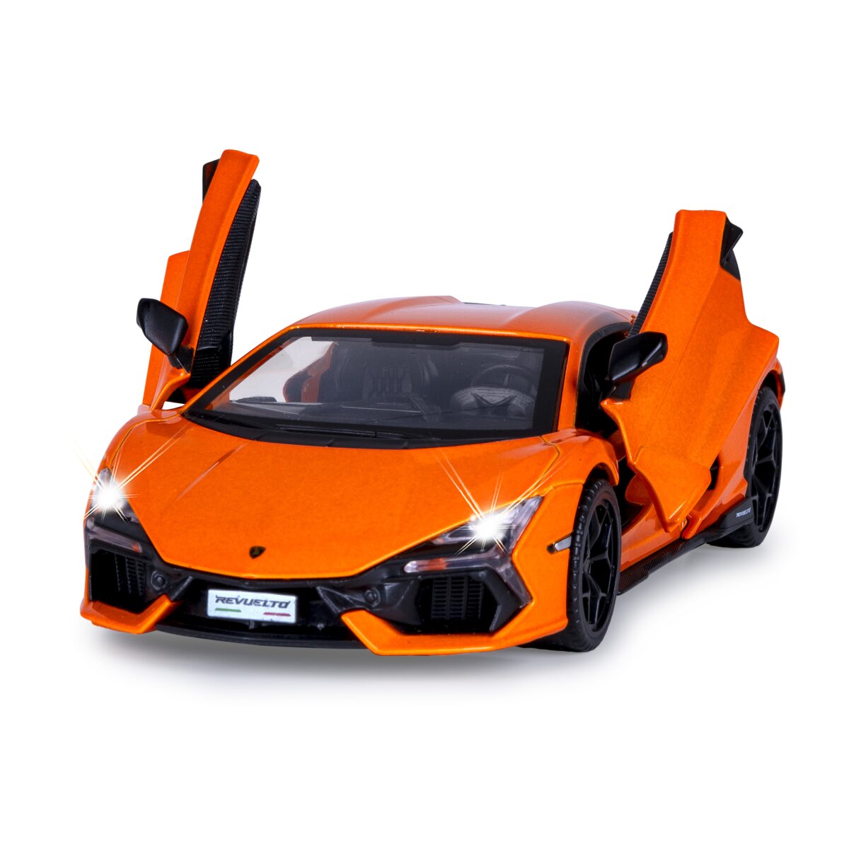 JAMARA Lamborghini Revuelto Diecast 1:32 orange incl. Button cells