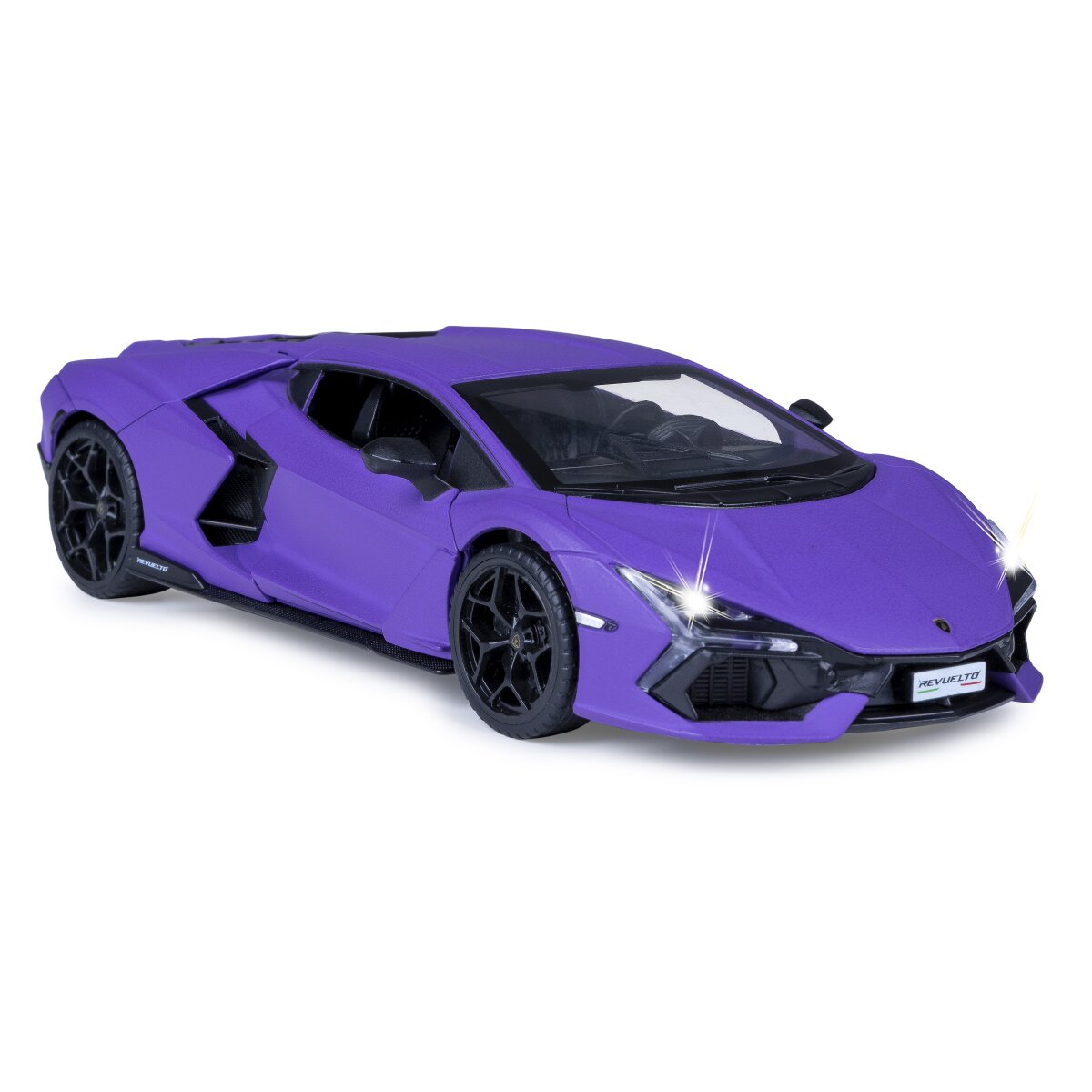 JAMARA Lamborghini Revuelto Diecast 1:32 purple incl. Button cells