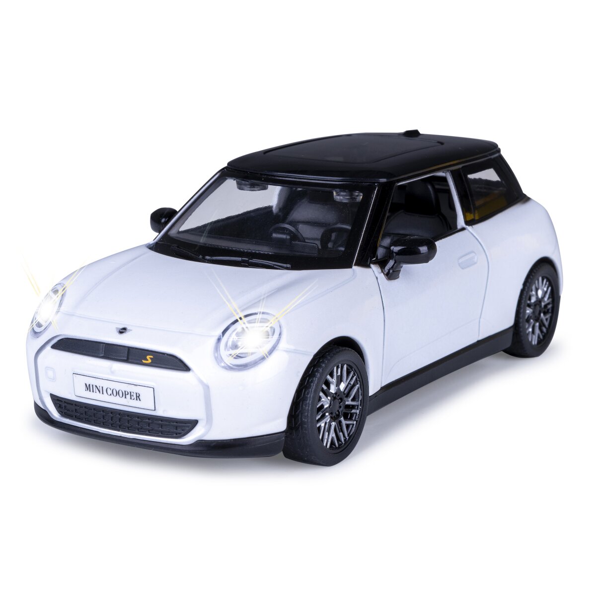 JAMARA BMW Mini Cooper Diecast 1:28 white incl. Button cells