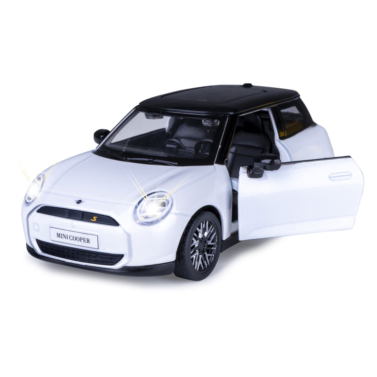 JAMARA BMW Mini Cooper Diecast 1:28 white incl. Button cells