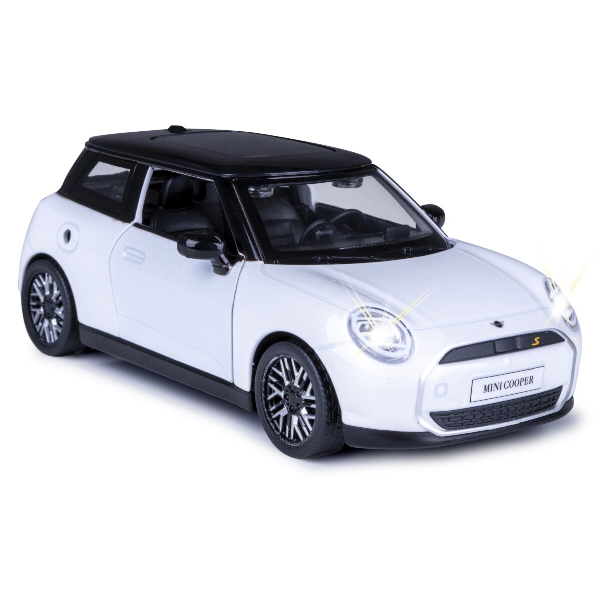 JAMARA BMW Mini Cooper Diecast 1:28 white incl. Button cells