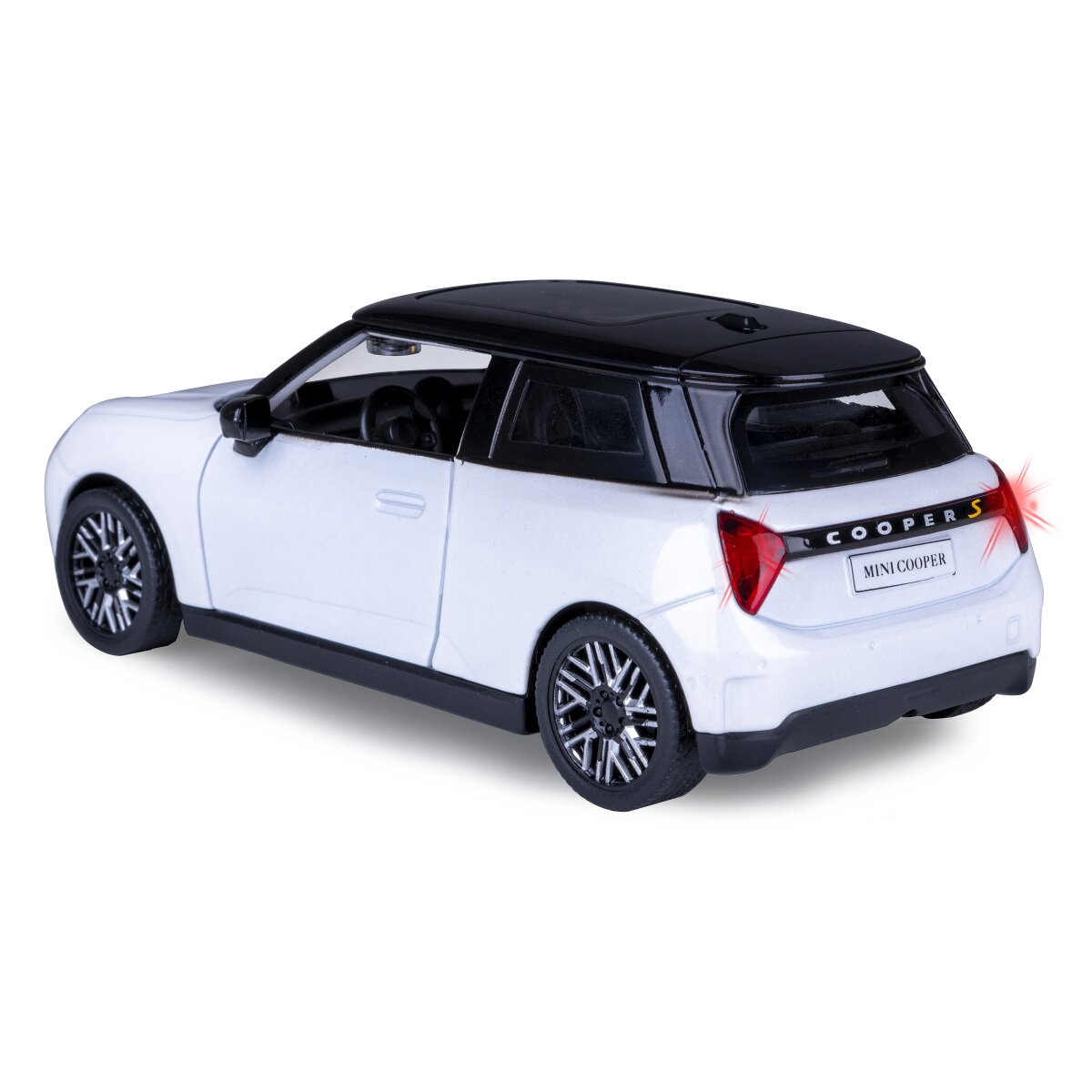 JAMARA BMW Mini Cooper Diecast 1:28 white incl. Button cells