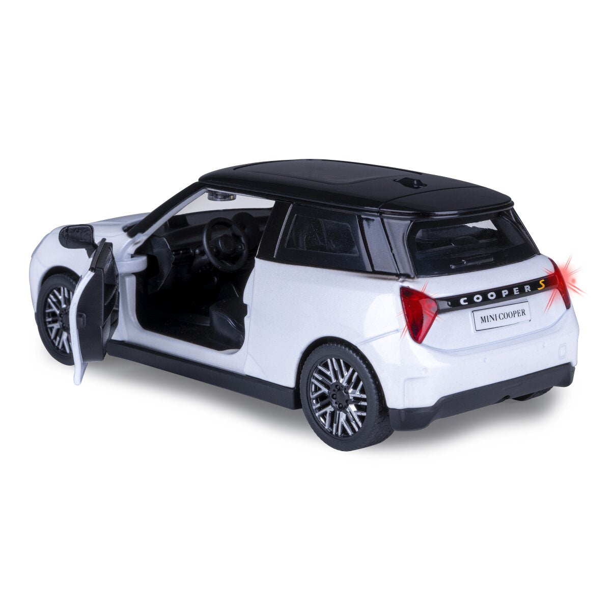 JAMARA BMW Mini Cooper Diecast 1:28 white incl. Button cells