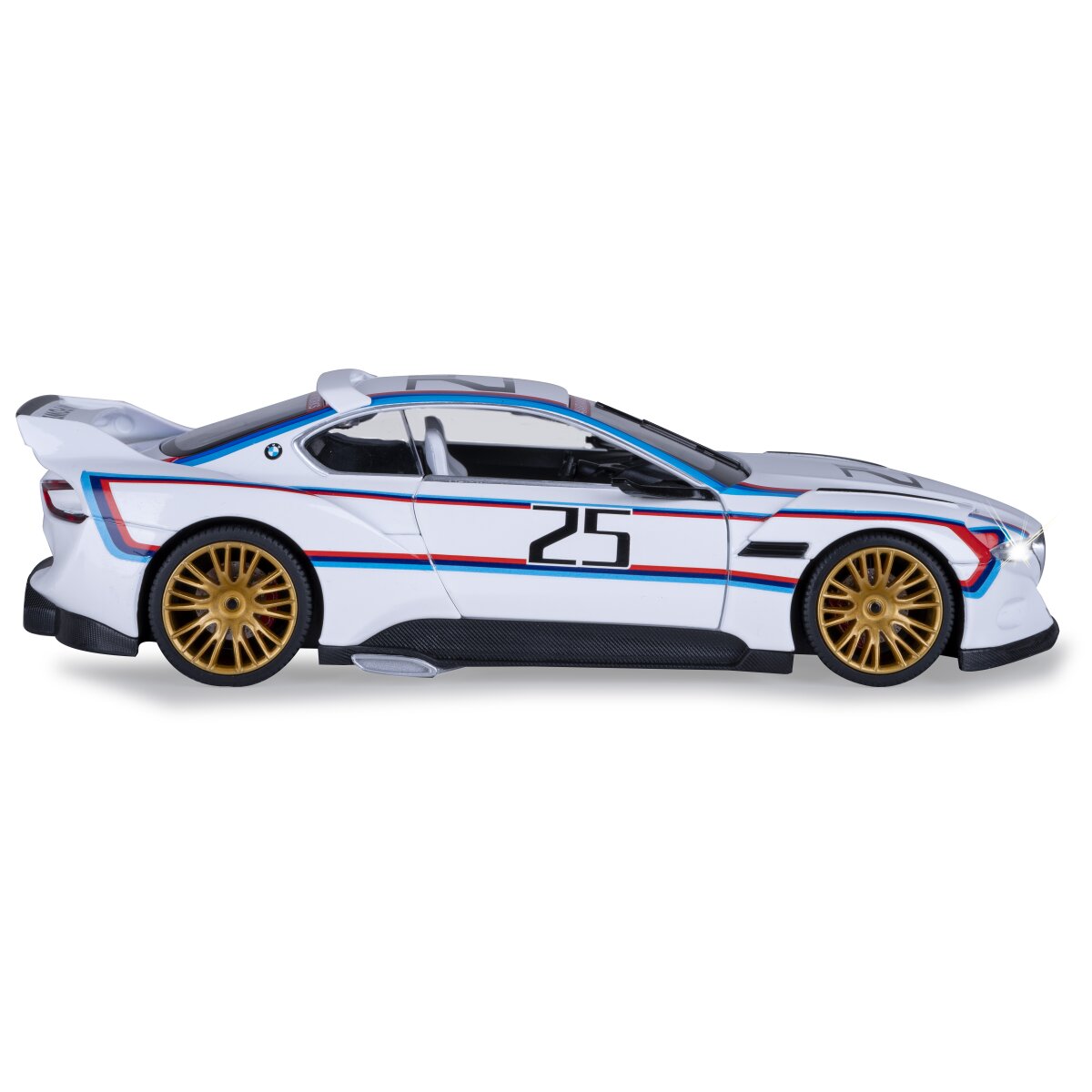 JAMARA BMW 3.0 CSL Hommage R Diecast 1:24 white incl. Button cells