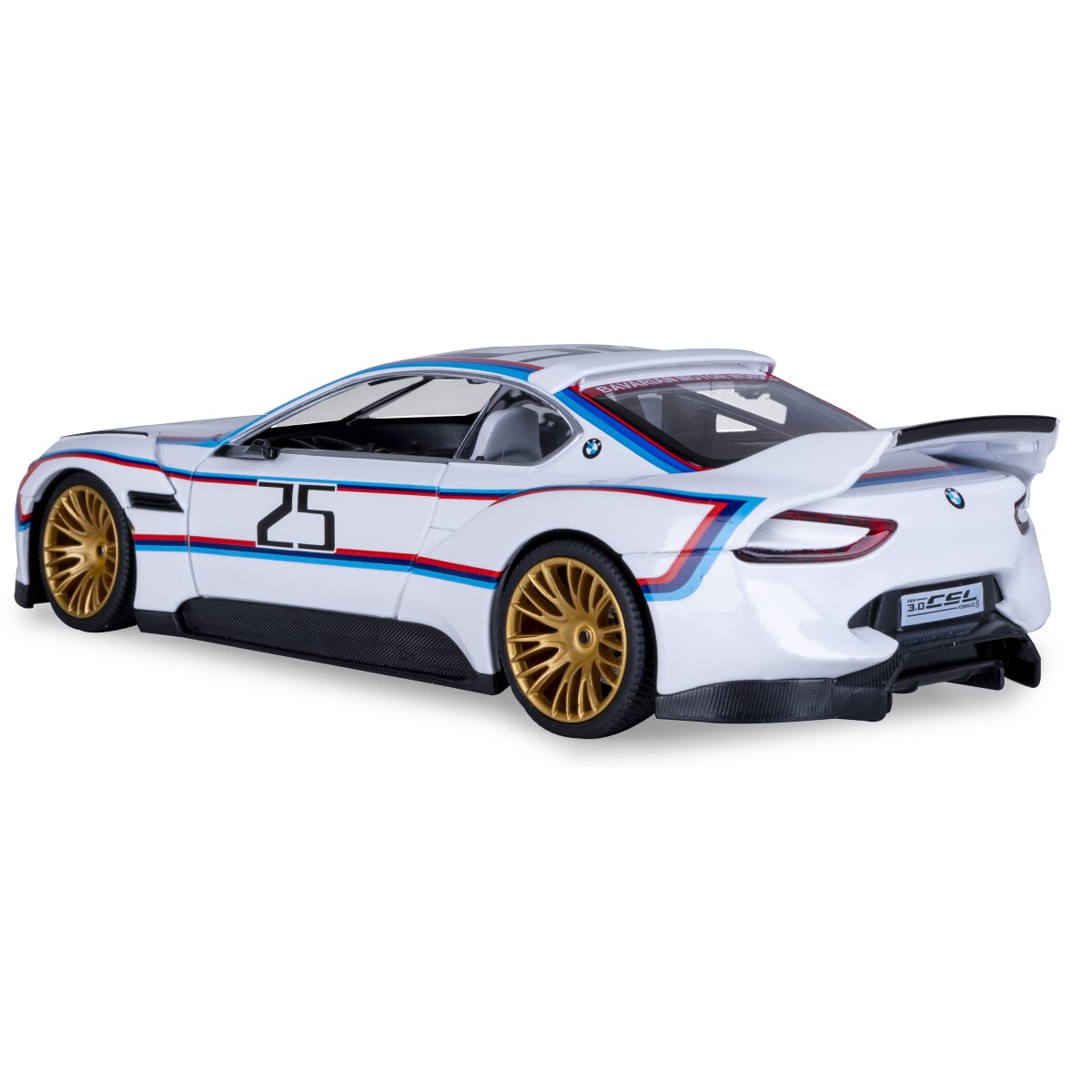 JAMARA BMW 3.0 CSL Hommage R Diecast 1:24 white incl. Button cells