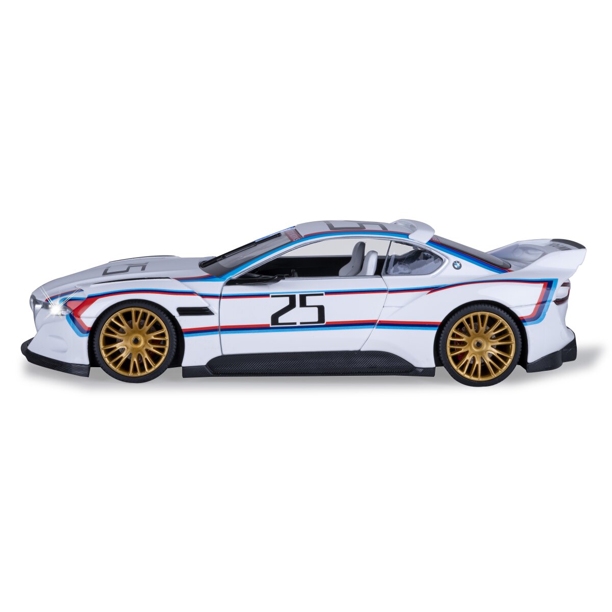 JAMARA BMW 3.0 CSL Hommage R Diecast 1:24 white incl. Button cells