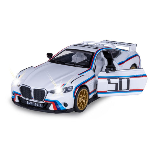 JAMARA BMW 3.0 CSL Diecast 1:34 white incl. Button cells