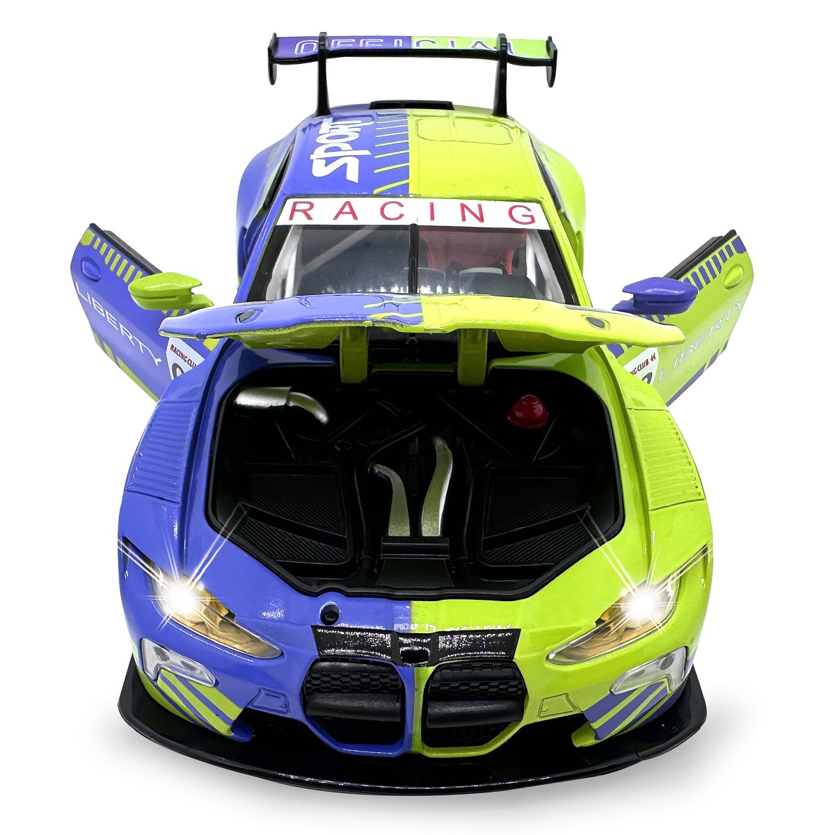 JAMARA BMW M4 GT3 Diecast 1:24 green incl. Button cells