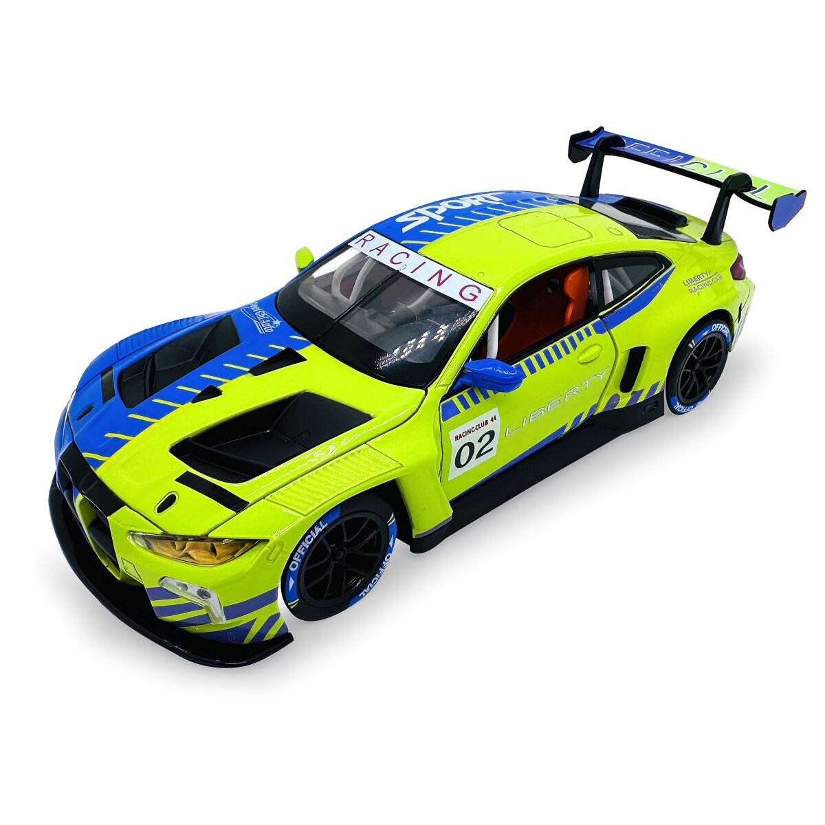 JAMARA BMW M4 GT3 Diecast 1:24 green incl. Button cells