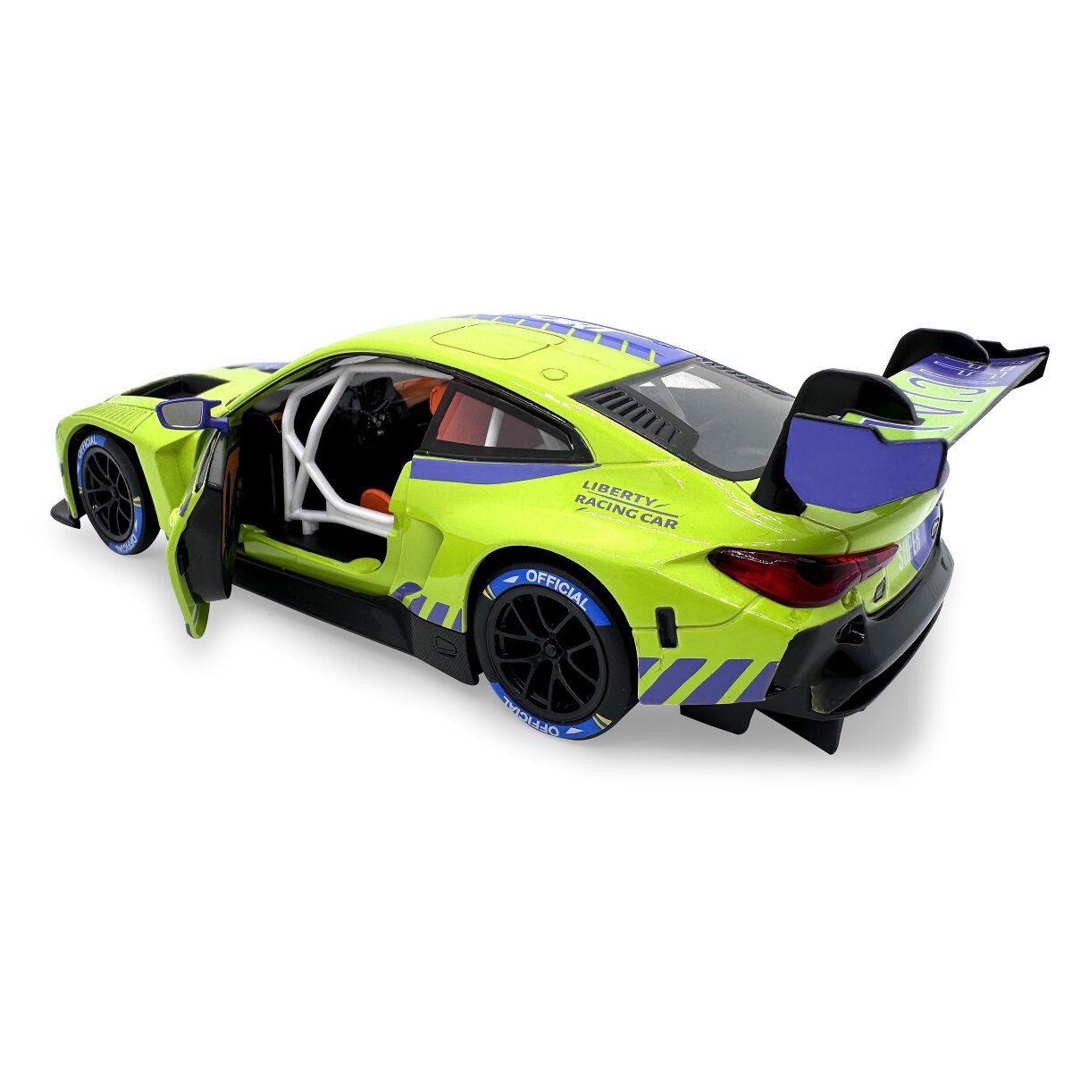 JAMARA BMW M4 GT3 Diecast 1:24 green incl. Button cells