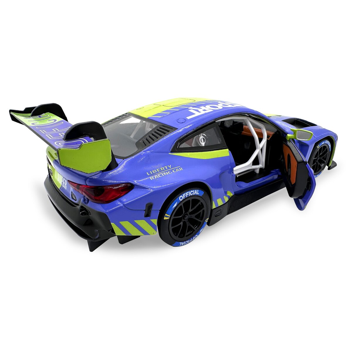 JAMARA BMW M4 GT3 Diecast 1:24 green incl. Button cells