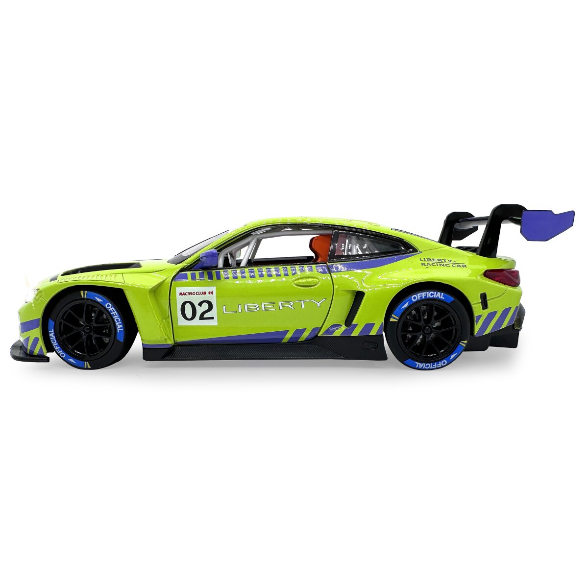 JAMARA BMW M4 GT3 Diecast 1:24 green incl. Button cells