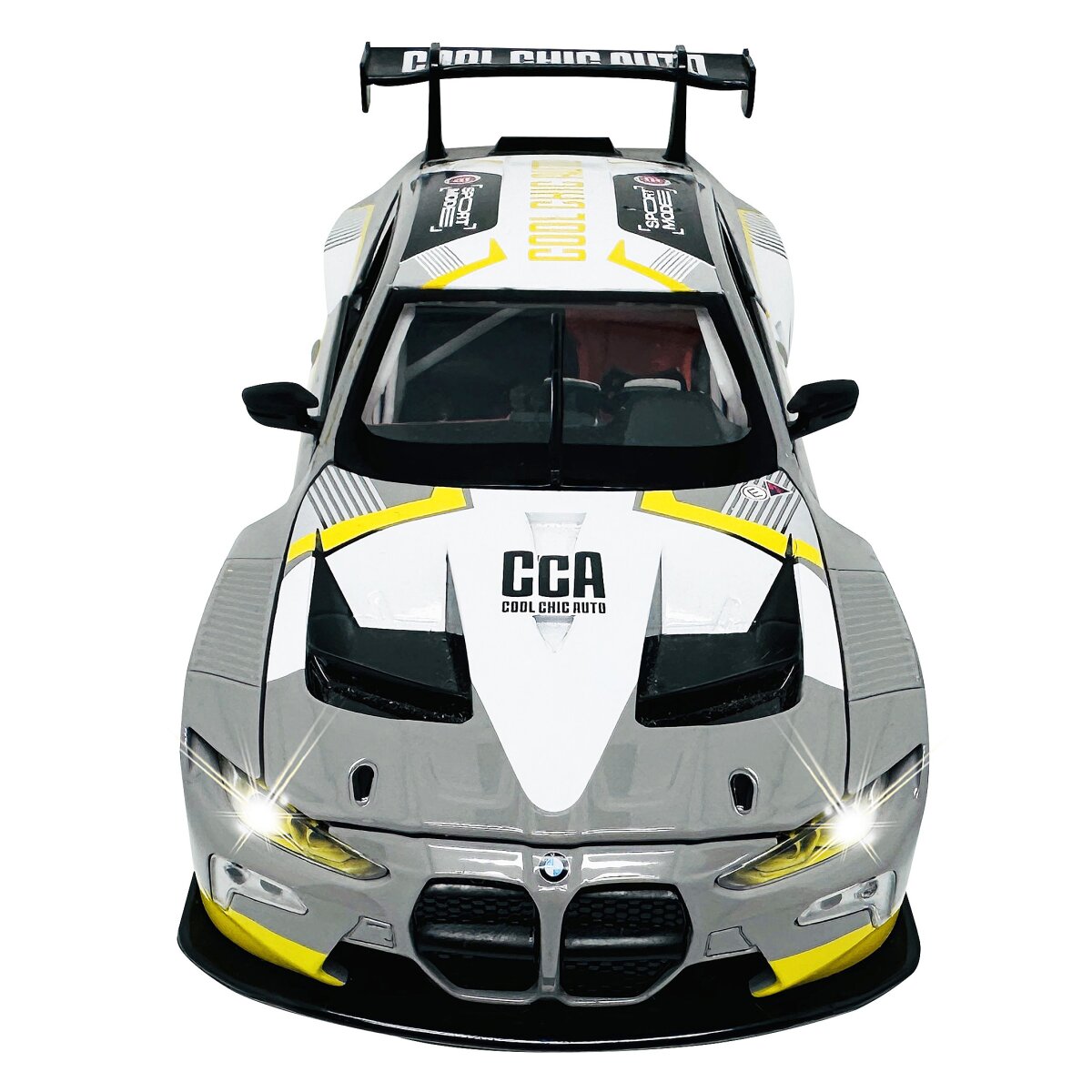JAMARA BMW M4 GT3 Diecast 1:24 grey incl. Button cells