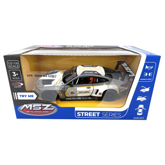JAMARA BMW M4 GT3 Diecast 1:24 grey incl. Button cells