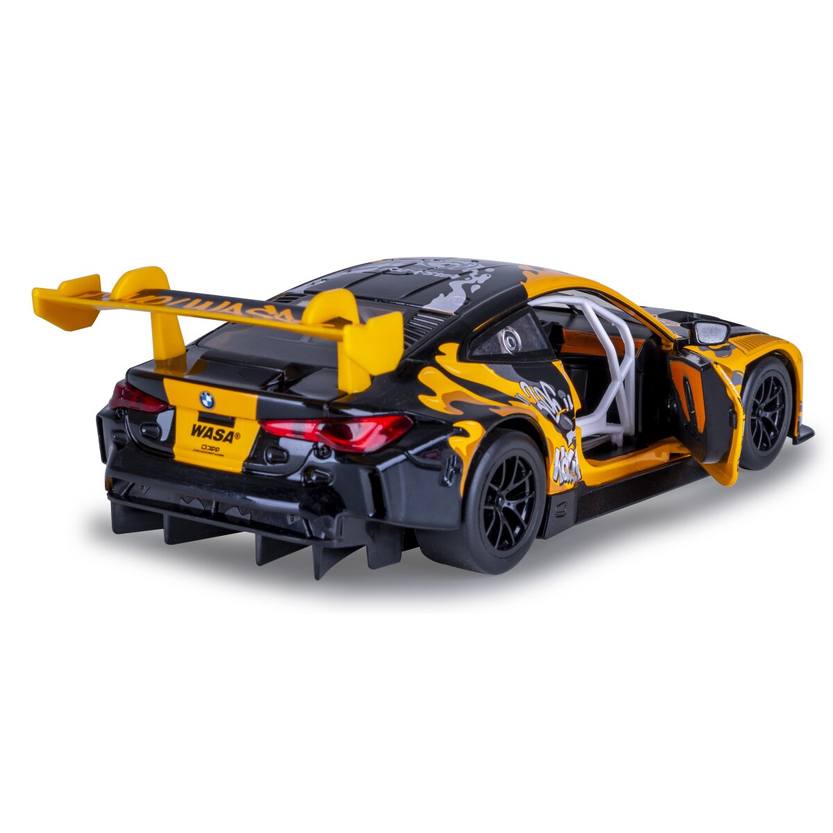 JAMARA BMW M4 GT3 Diecast 1:24 yellow incl. Button cells