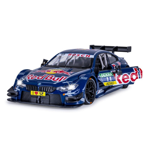 JAMARA BMW M4 DTM Diecast 1:24 blue incl. Button cells