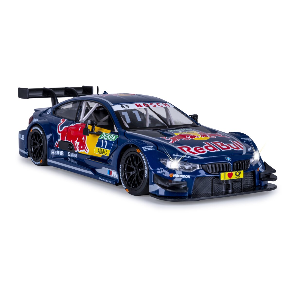 JAMARA BMW M4 DTM Diecast 1:24 blue incl. Button cells