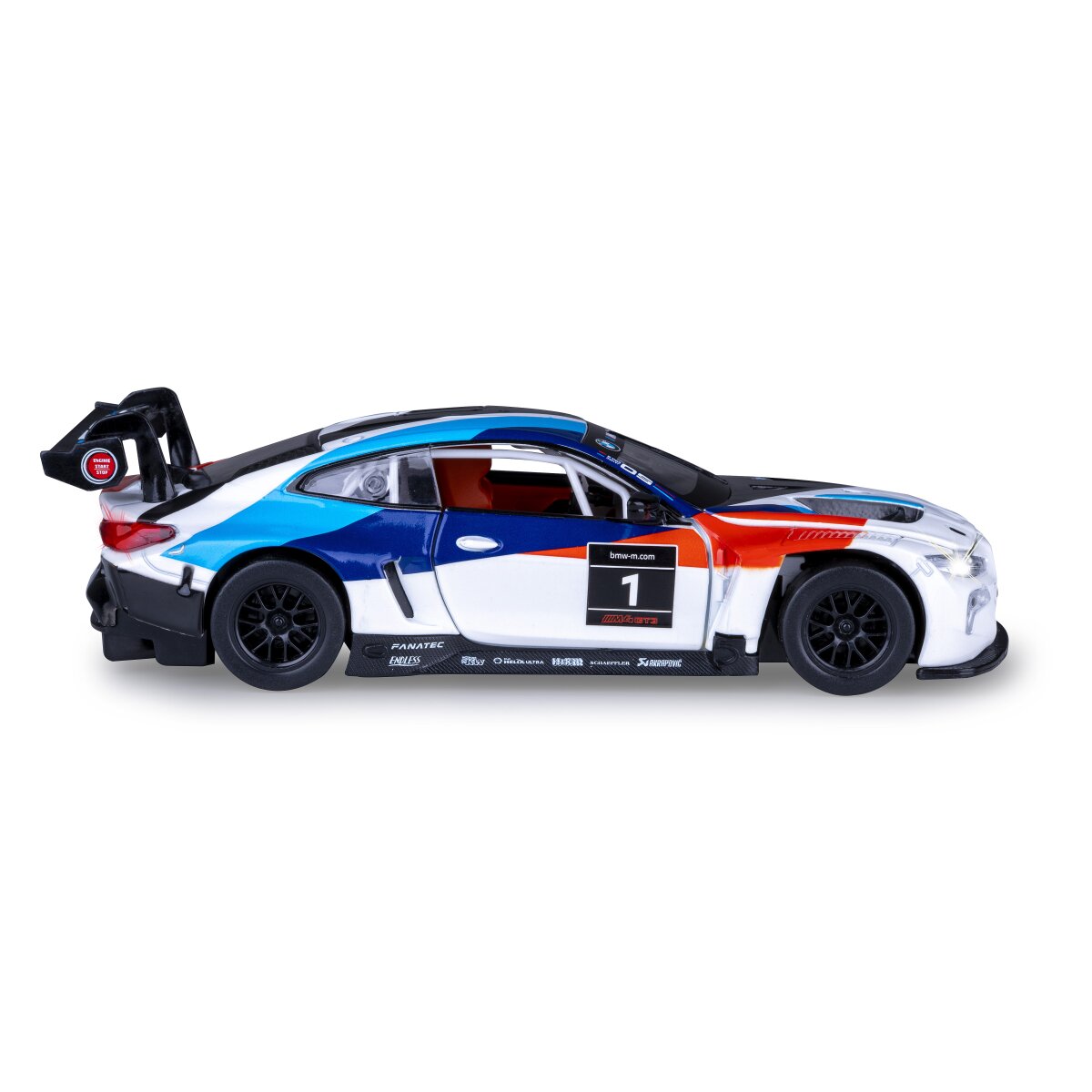 JAMARA BMW M4 GT3 Diecast 1:32 white incl. Button cells