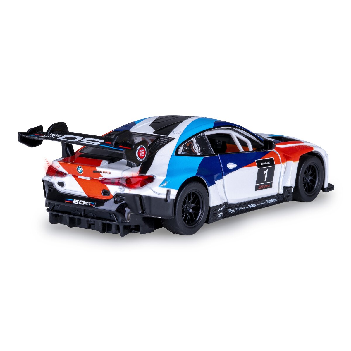 JAMARA BMW M4 GT3 Diecast 1:32 white incl. Button cells