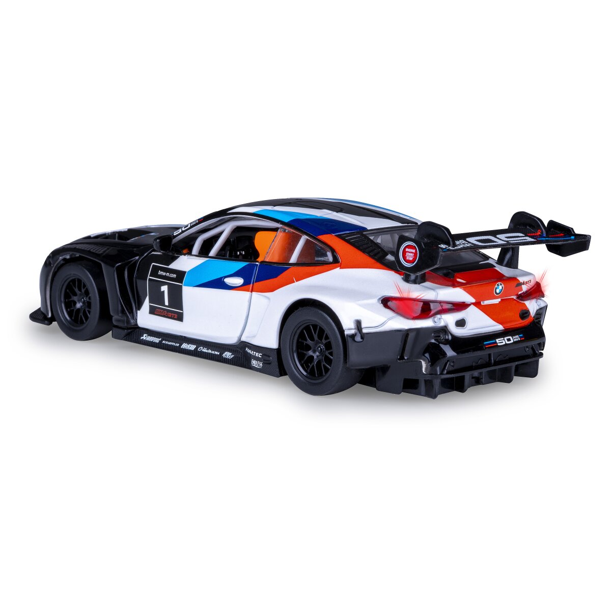 JAMARA BMW M4 GT3 Diecast 1:32 white incl. Button cells