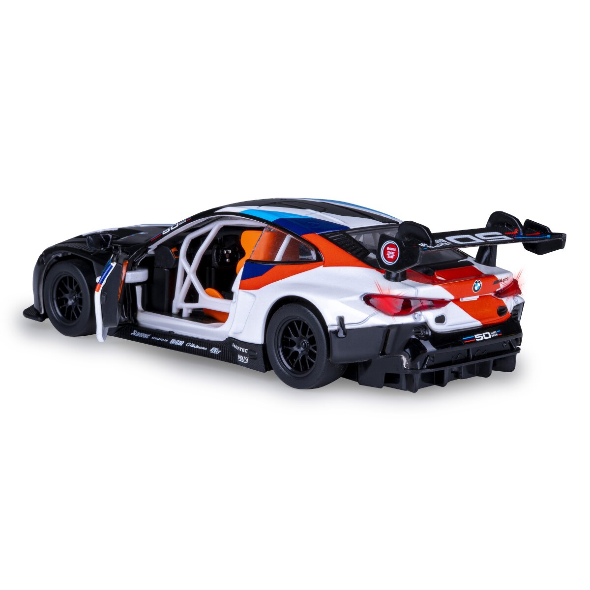 JAMARA BMW M4 GT3 Diecast 1:32 white incl. Button cells