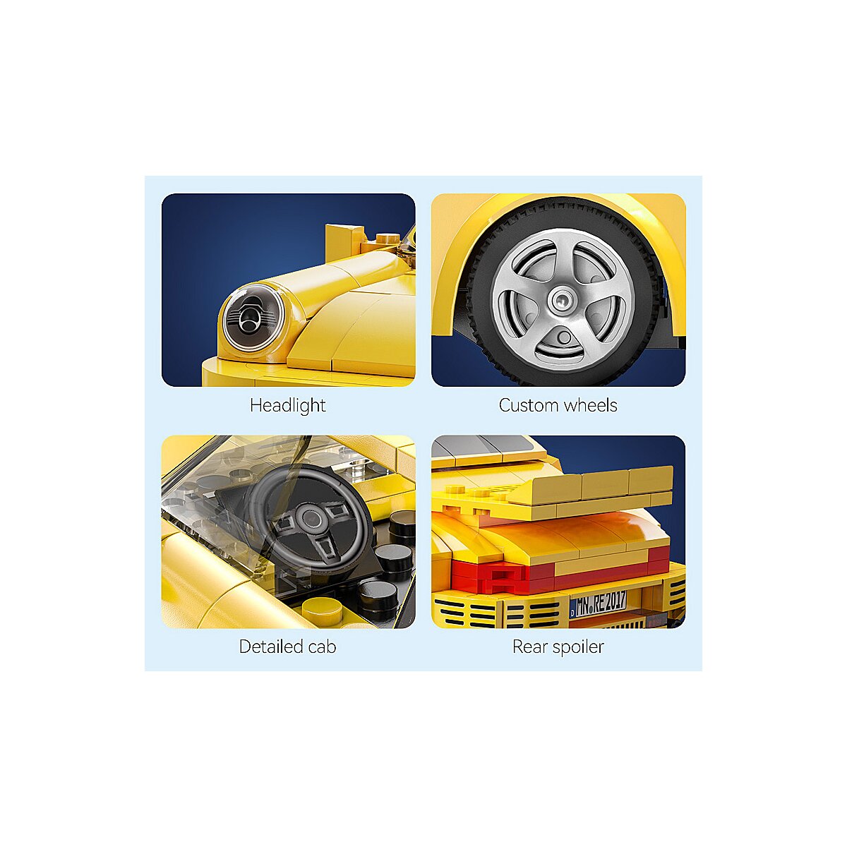 JAMARA CaDA RUF CTR 2017 Yellowbird 1:20 yellow 2,4GHz Bricks