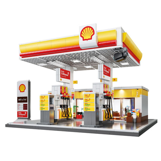 JAMARA CaDA Shell Gas station with shop and car wash Bricks