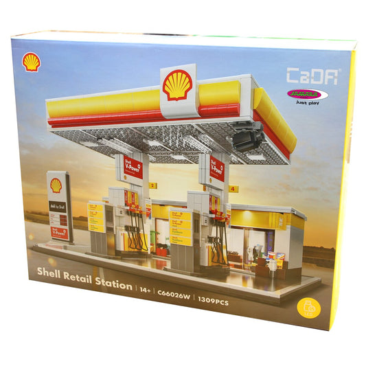 JAMARA CaDA Shell Gas station with shop and car wash Bricks