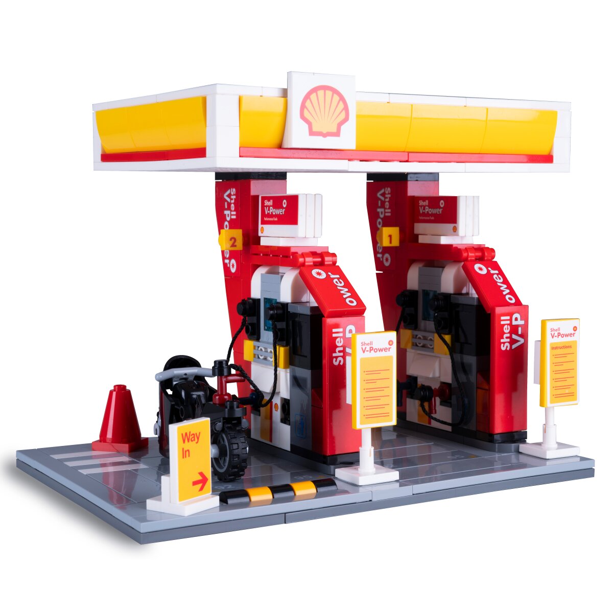 JAMARA CaDA Shell Gas station Bricks