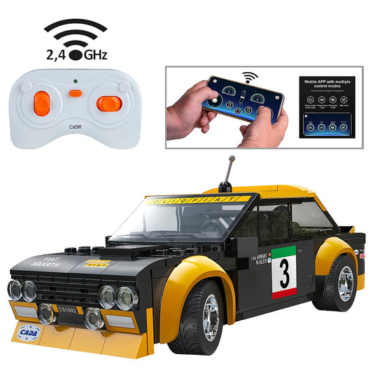 JAMARA CaDA Fiat Abarth 131 1:20 black 2,4GHz Bricks